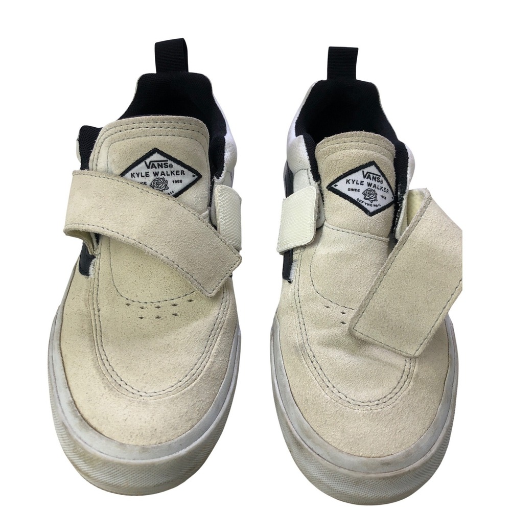 Vans Kyle Walker Pro 2 Pop Cush Wafflecup Skate Shoes Mens 6.5 Cream Black Suede - Picture 8 of 12